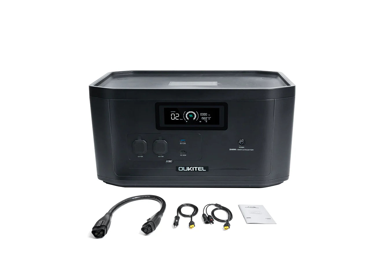 OUKITEL B2000 Expansion Battery – 2048Wh for BP2000 and Standalone Use