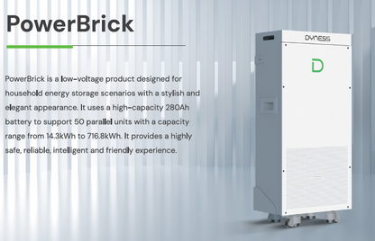 DYNESS PowerBrick (14kWh) up to 716 kWh in parallel