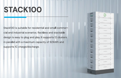 DYNESS Stack100 (15kWh) to 921kWh parallel expandable