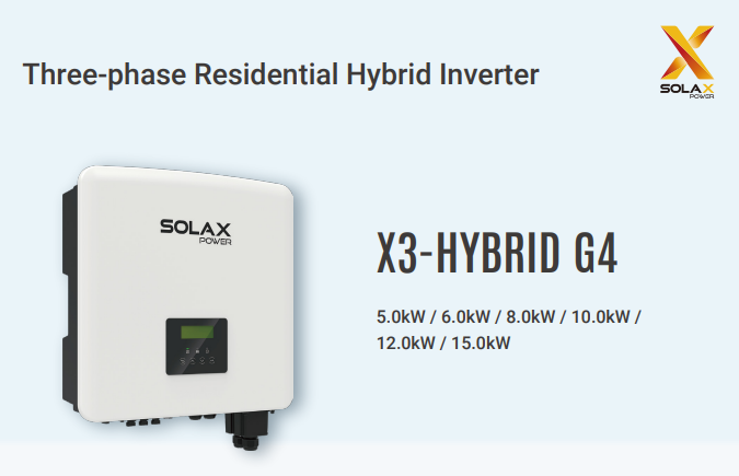 SOLAX X3 Hybride 10.0kW G4 omvormer