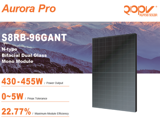 Runda Solar AURORA 435Wp Pro S8R-96GANT