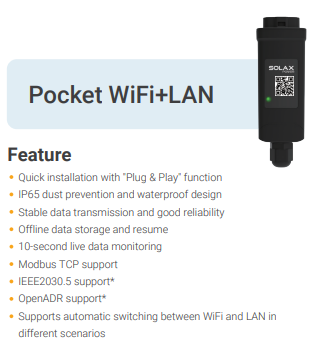 Solax Pocket Wifi + LAN
