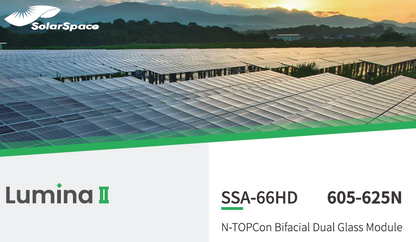 Solar Space 630wp SSA-66HD Silver Frame