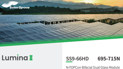 Solar Space 700wp SS9-66HDH Silver Frame