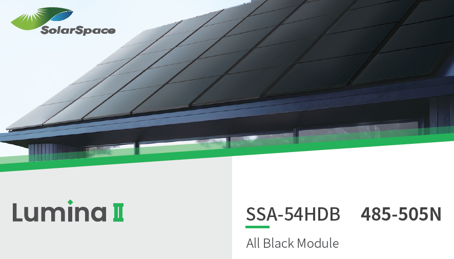 Solar Space 500wp SSA-54HDB Anti-Reflection All Black